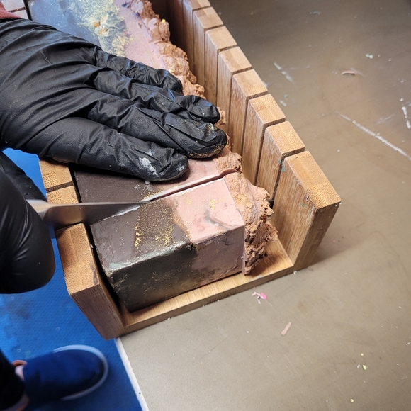 2 Handmade soap salted caramel flappe heavy scented large handmade soap… - Picture 9 of 9